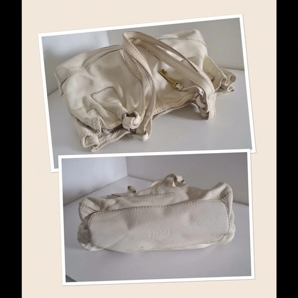 Fossil leather tote bag - Picture 3 of 8